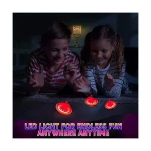 valor de combo 100 Pcs de trompos giratorios con luz LED_6