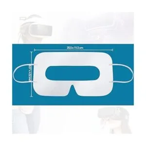 200 Pcs Disposable VR Face Mask Breathable Cover Mask for_3