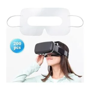 200 Pcs Disposable VR Face Mask Breathable Cover Mask for_2