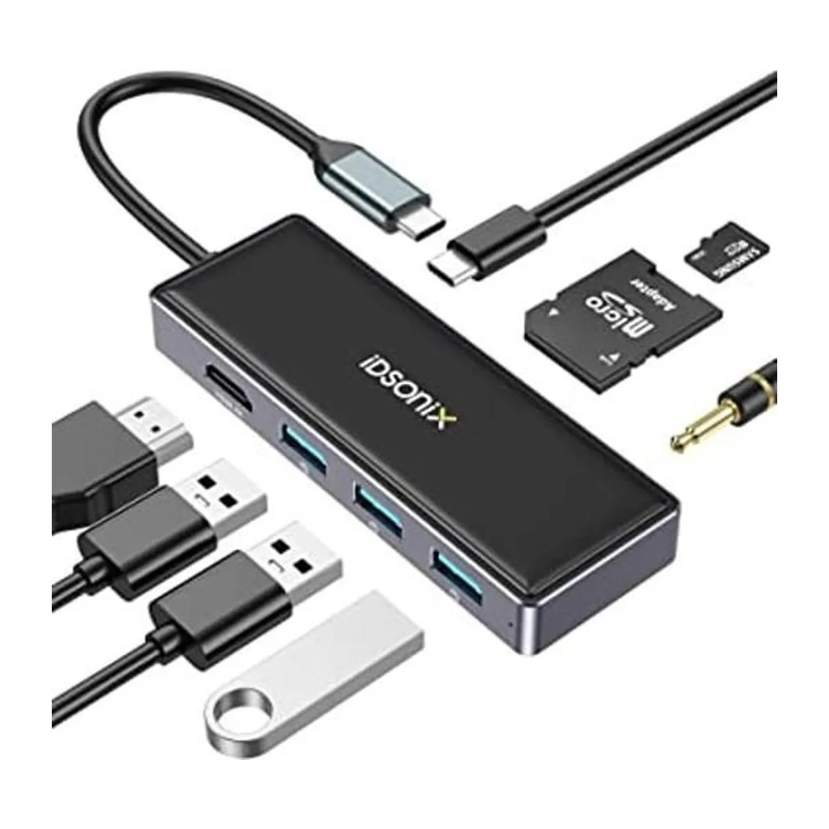 Adaptador USB C Hub HDMI para MacBook ProAir M1 iDsonix_1