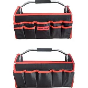 TOOLEAGUE Bolsa de herramientas abierta de 16 pulgadas 22_4