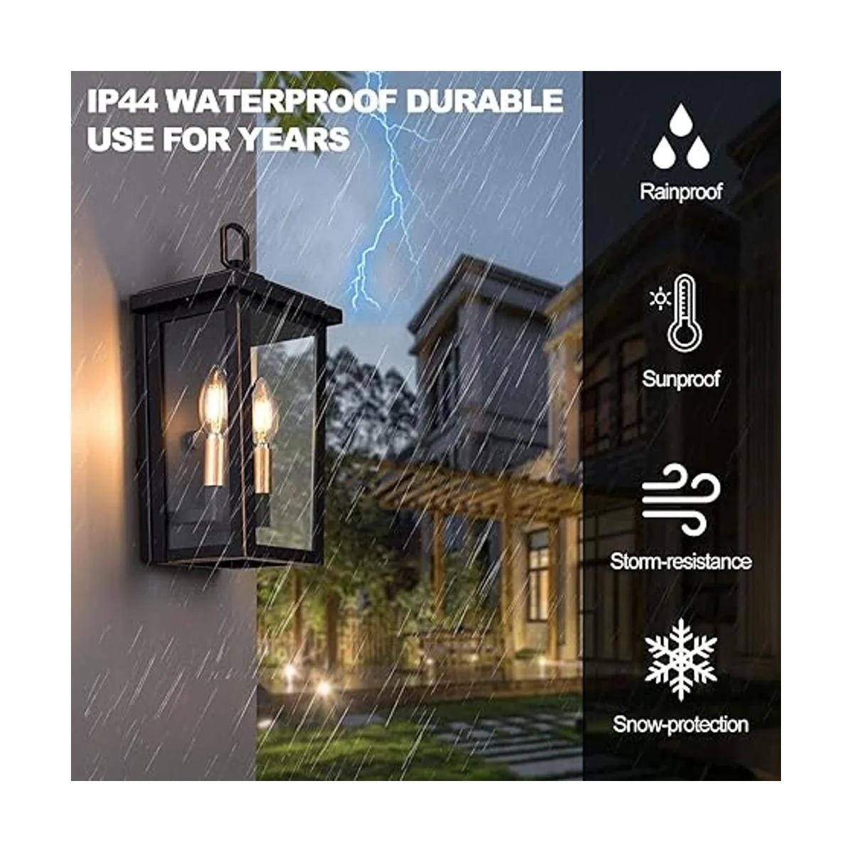DANBEE Aplique de pared para exteriores luces de porche_2