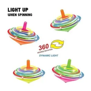 valor de combo 100 Pcs de trompos giratorios con luz LED_2