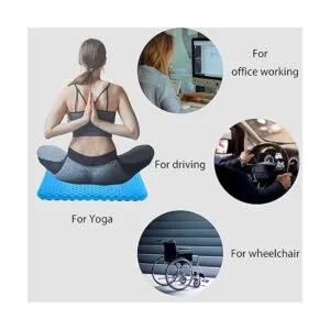 Cojín de gel para asiento de 2.4 pulgadas de grosor doble_4