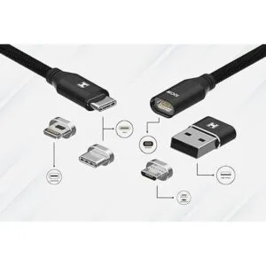 iHausmann Cable de carga magnético de 100 W de alta_2