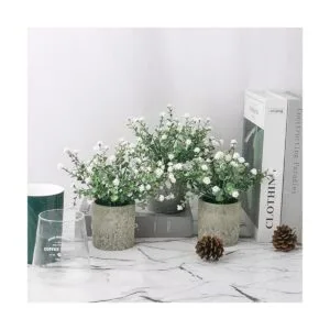 3 plantas artificiales en maceta para decoración del hogar_4
