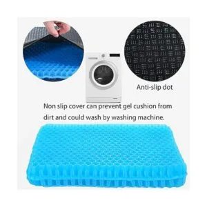 Cojín de gel para asiento de 2.4 pulgadas de grosor doble_3