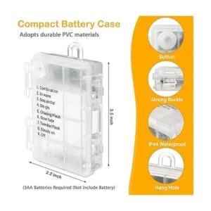 Paquete de 10 luces de hadas con función de temporizador_2