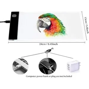 Kit de libro abatible caja de luz LED para dibujar y_3