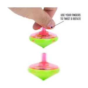 valor de combo 100 Pcs de trompos giratorios con luz LED_5