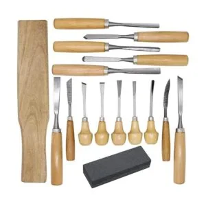 Lulu Home Herramientas de tallado de madera juego de 16_7