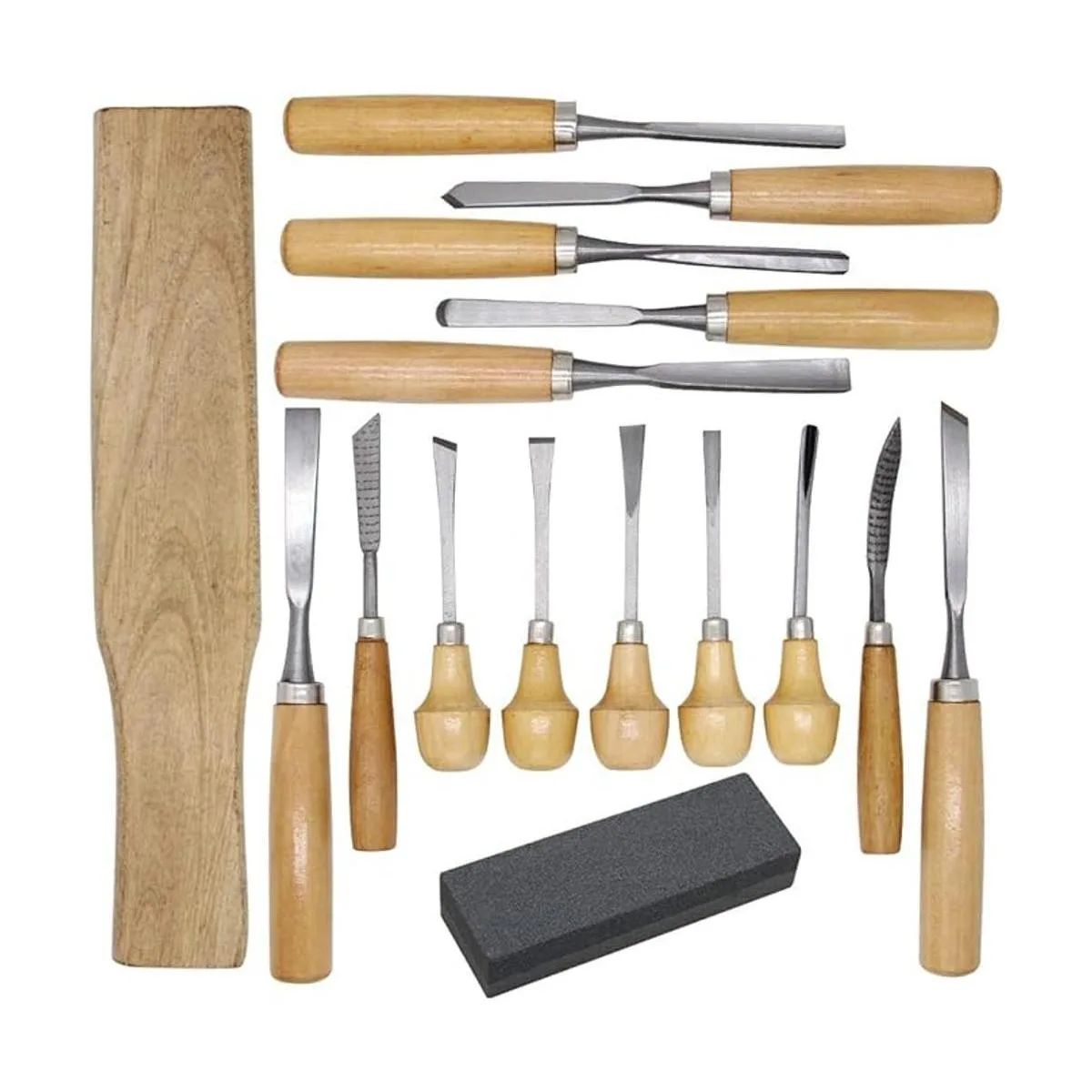 Lulu Home Herramientas de tallado de madera juego de 16_7