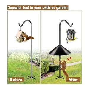 Garbuildman Deflector de ardilla para poste de comedero de_2