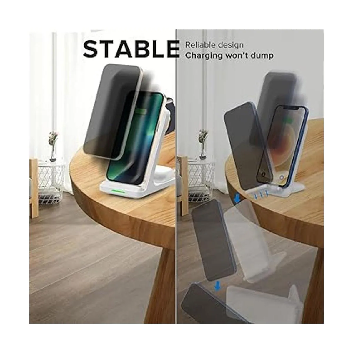 Estación de carga inalámbrica soporte de cargador_6