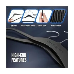 BROOKSTONE Paquete de 10 ganchos de plástico con_3