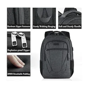 Mochila de viaje para laptop mochilas escolares extra_3