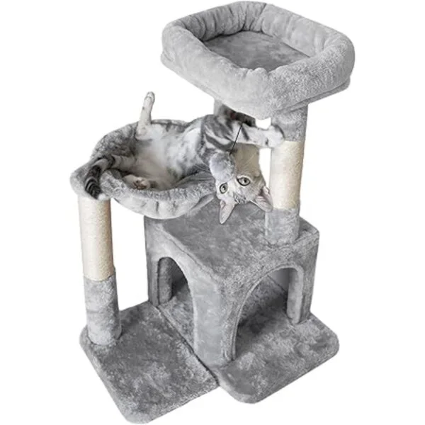 Pesofer rbol para gatos torre pequeña para gatos con_3