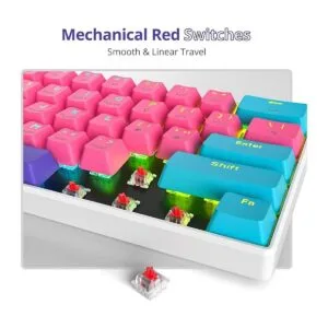 Fogruaden Teclado mecánico del 60 teclado para juegos_4