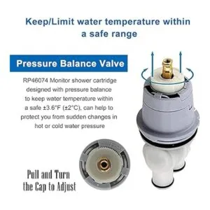 RP46074 Cartucho de válvula de ducha compatible con grifo_6