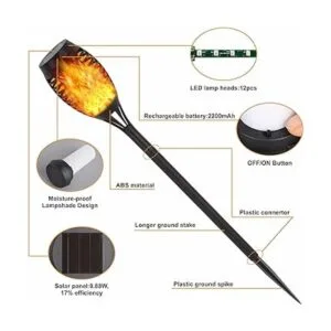 Luces solares mejoradas para exteriores paquete de 8_2