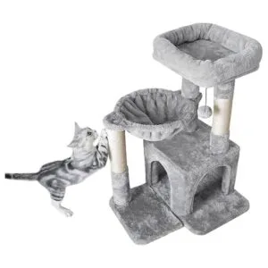 Pesofer rbol para gatos torre pequeña para gatos con_1