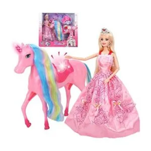 BETTINA Juego de muñecas de princesa de unicornio con_1