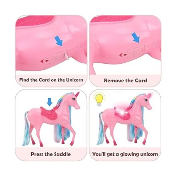 BETTINA Juego de muñecas de princesa de unicornio con_6