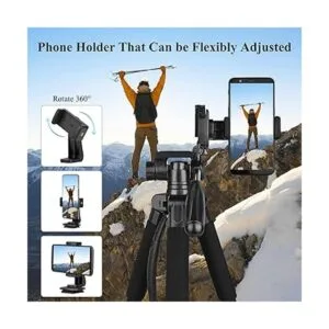 VICTIV Trípode de cámara de 74 pulgadas para Canon Nikon_5