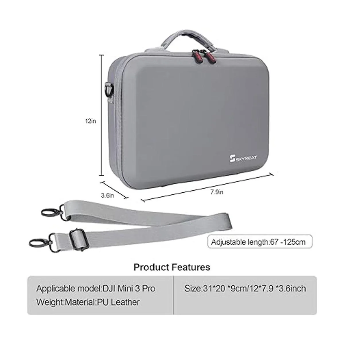 SKYREAT Mini 3 Pro RC Funda portátil de piel sintética_4