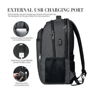 Mochila de viaje para laptop mochilas escolares extra_4