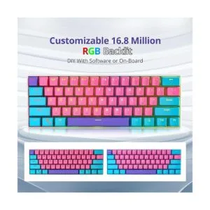 Fogruaden Teclado mecánico del 60 teclado para juegos_2
