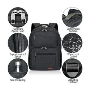 Mochila para laptop de 15.6 pulgadas Negro 16 Mochilas_3