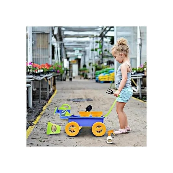 Dimple Juego de juguetes de carro y herramientas de jardín_5
