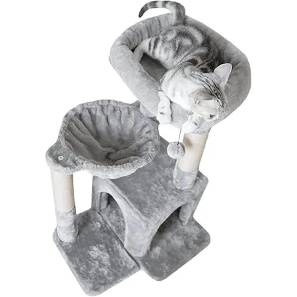 Pesofer rbol para gatos torre pequeña para gatos con_4
