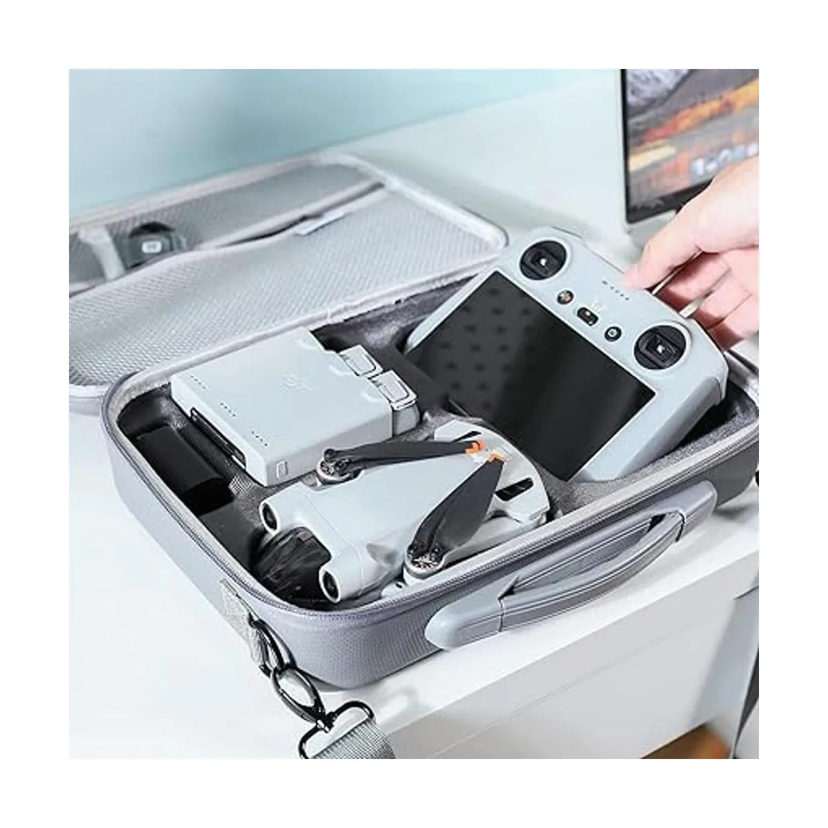 SKYREAT Mini 3 Pro RC Funda portátil de piel sintética_6