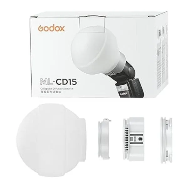 Godox MLCD15 Cúpula de difusión para Godox V1 AD100PRO_6