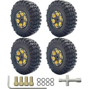 HOPLEX Neumáticos RC 1.0 y juego de llantas Beadlock de_1