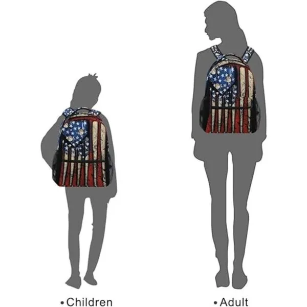 Mochila patriótica con estampado de béisbol de Estados_7
