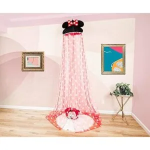 Disney Minnie Mouse Toldo para cama de techo cortina_6