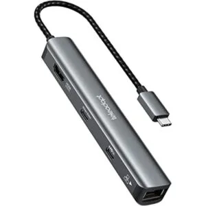 Teleadapt Hub USB tipo C 6 en 1. HDMI 4K Ethernet de 1_1