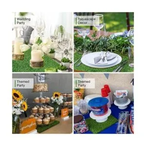 XLX TURF Manteles individuales de césped artificial para_4