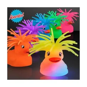 Pato de discoteca intermitente iluminado Funky juego de 6_3