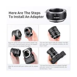 KF Concept Adaptador de montaje de lente NIKL de enfoque_5