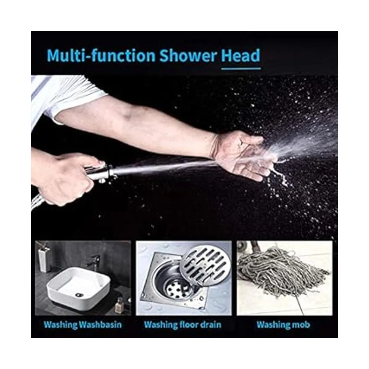 KAIYING Cabezal de ducha de mano de alta presión sin_5