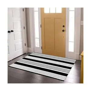 Alfombra para exteriores en blanco y negro de 3 x 5 pies_6