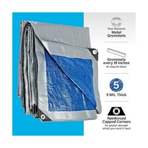 Paquete de 2 lonas de 10 x 12 pies lona de plástico_3
