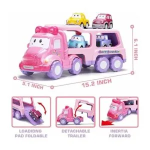 Juguete de vehículo de dibujos animados para niñas_4