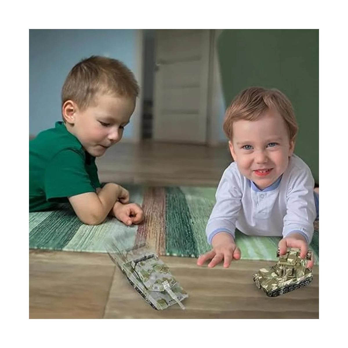 ArtCreativity Juego de 3 juguetes militares de tanque_5