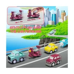 Juguete de vehículo de dibujos animados para niñas_2