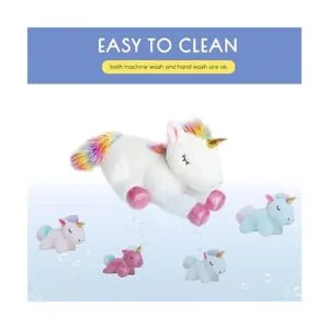 5 piezas de animales de peluche de unicornio para niñas y_5